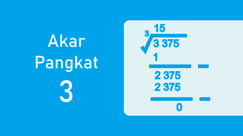Menghitung Akar Tiga